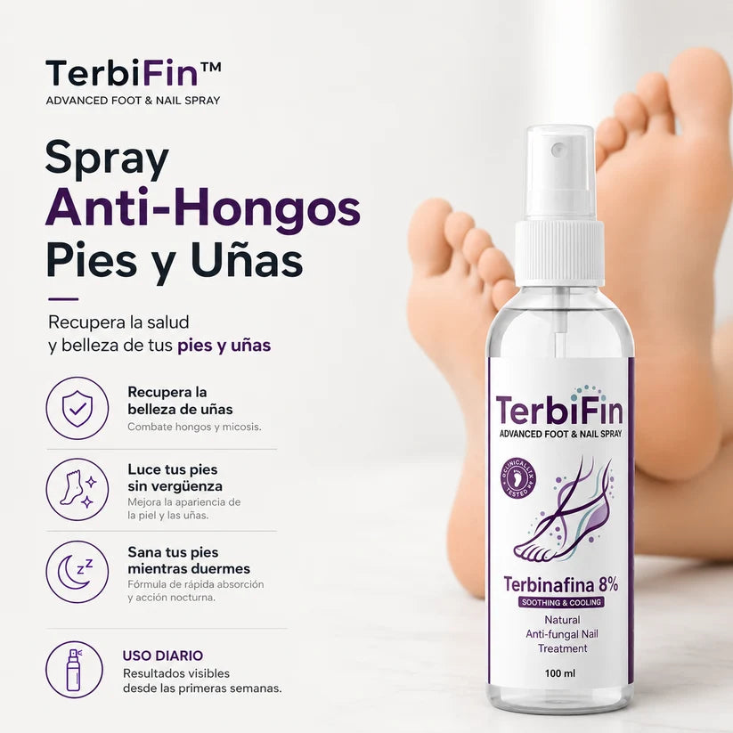 TerbiFin Spray 8% Anti-Hongos